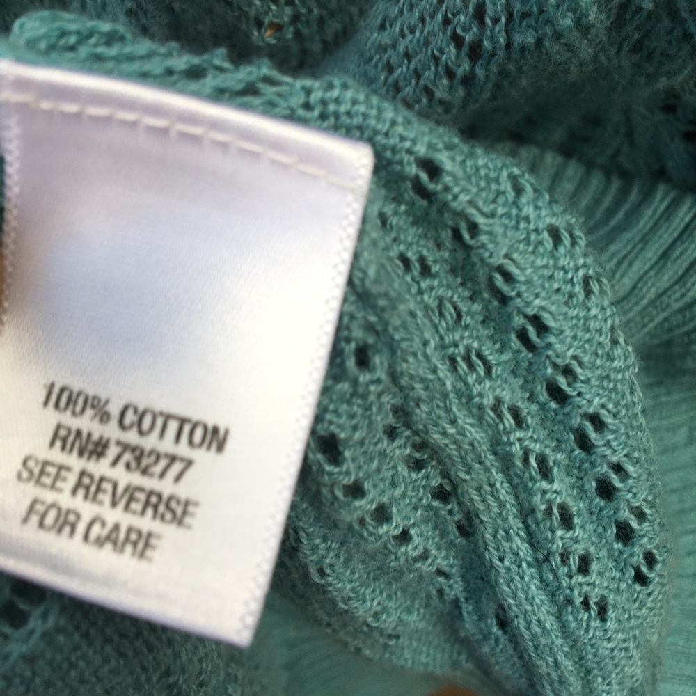 Blue knit cardigan sweater Sonoma Life + Style - Picture 3 of 4